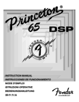 Fender Princeton-65-DSP - Owners Manual